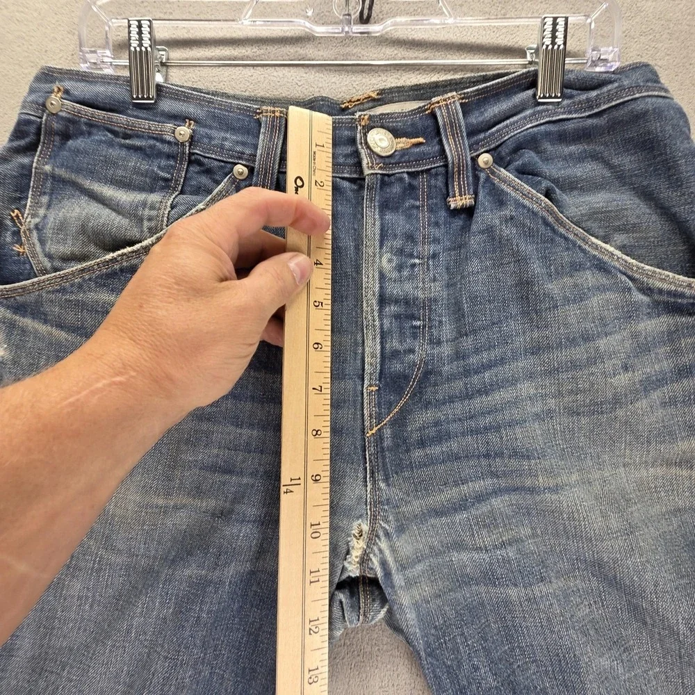 Vintage Levis Engineered Jeans Mens 31x32 Twisted Button Fly Medium Wash